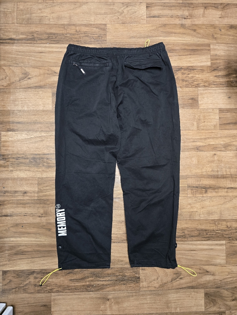 Memory Lane LA Park Black Joggers Sweatpants Sz XL
